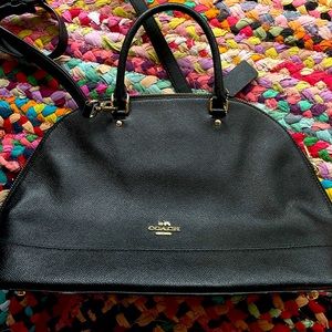 Coach Leather Black Bag